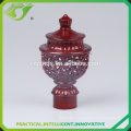 D-F0015 red curtain rod plastic finial